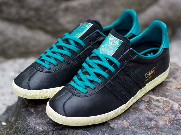 Adidas Originals Gazelle Black Teal 2