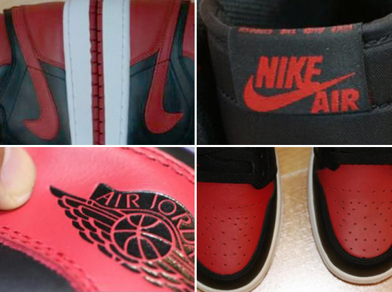 Air Jordan 1 Retro High OG “Bred” – Real vs. Fake Comparison