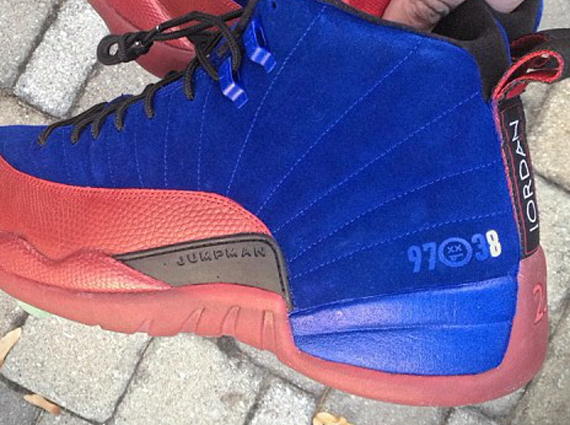 Air Jordan 12 “Sixers” by Mache Customs for Tony Wroten