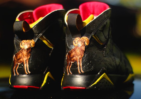 Air Jordan 7 “Crude Brood” Customs by Rocket Boy Nift