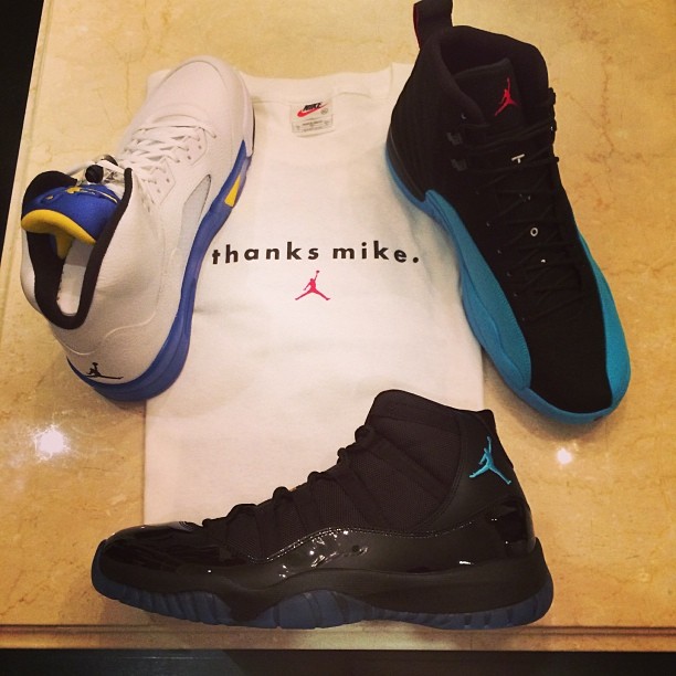 Drake Shows Off Air Jordan Hook Ups 01