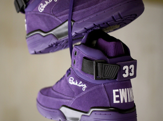 patrick ewing purple shoes