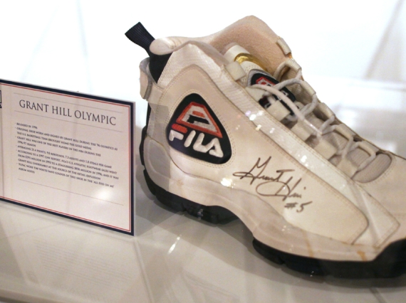Fila Grant Hill Olympic Sneakers Inducted Into Bata Shoe Museum