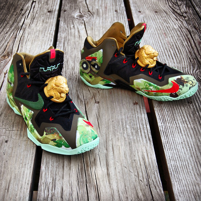 King Of The Jungle Lebron Customs 07