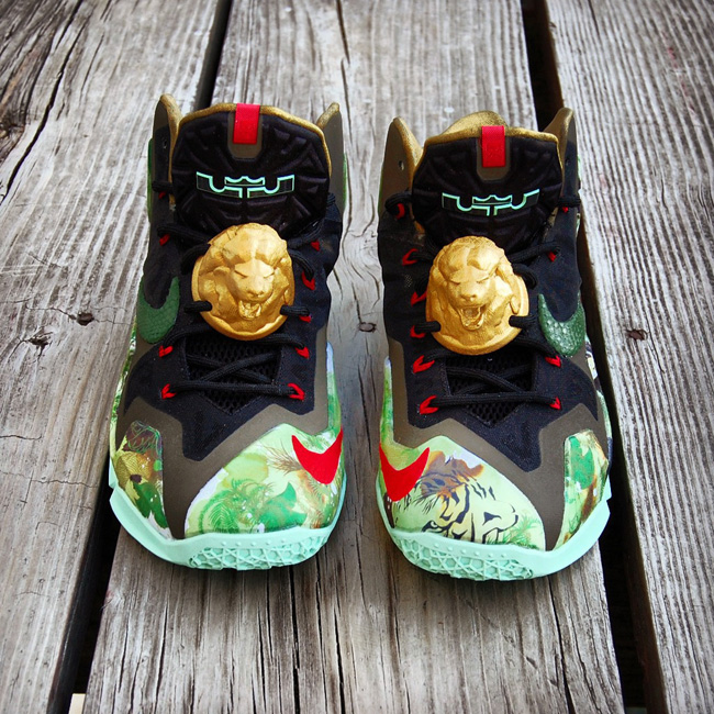 King Of The Jungle Lebron Customs 08