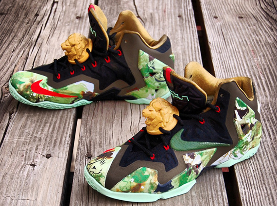 Nike LeBron 11 "King of the Jungle" Customs by Gourmet Kickz