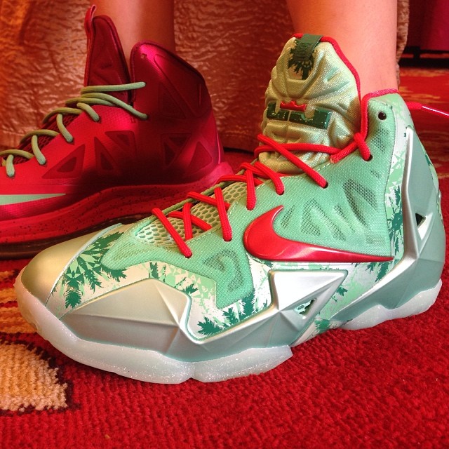 Lebron 11 Christmas Comparison 05