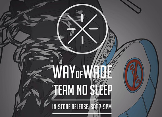 Li-Ning Way of Wade “Team No Sleep” – Release Info