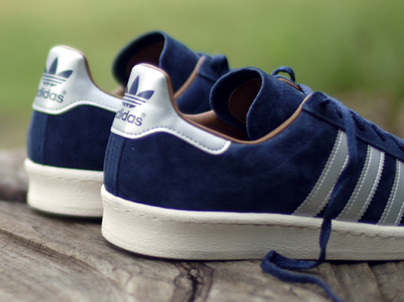 mita sneakers x adidas Originals Campus 80s – Navy – Silver