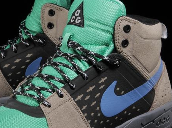 Nike Acg Alder Mid Khaki Gamma Green Black Distance Blue