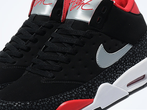 Nike Air Flight Classic – Black – Silver – University Red