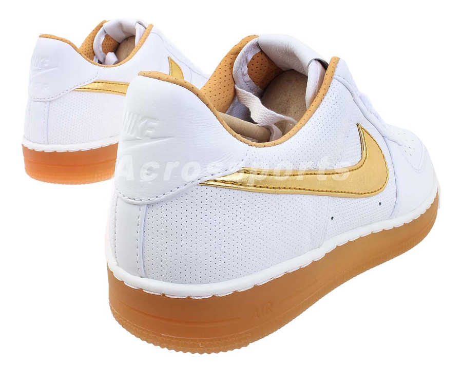 Nike Air Force 1 Dt Prm White Gold Gum 1