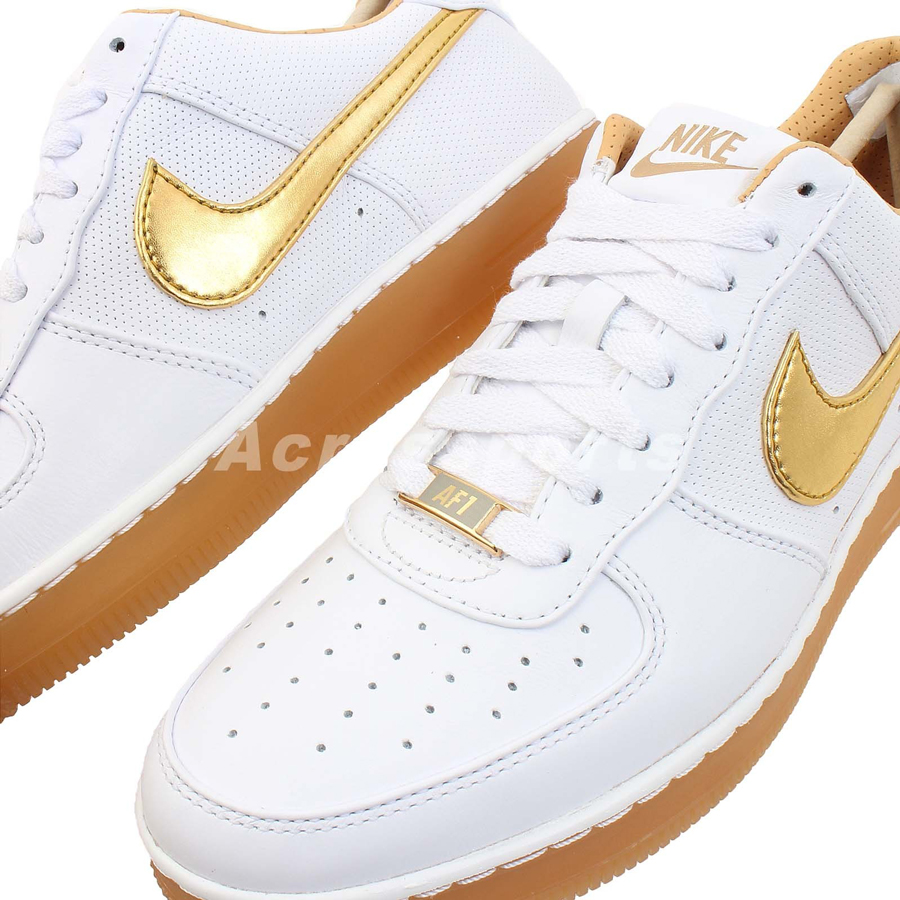 Nike Air Force 1 Dt Prm White Gold Gum 5
