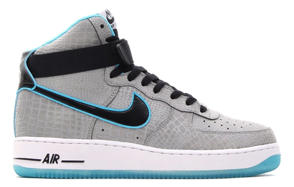 Nike Air Force 1 High Reflecit Silver Croc Black Gamma Blue 01