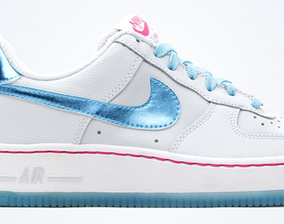 blue and pink air force