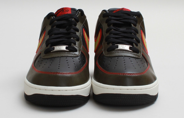 Nike Air Force 1 Low Parachute Gold Black Dark Loden 02