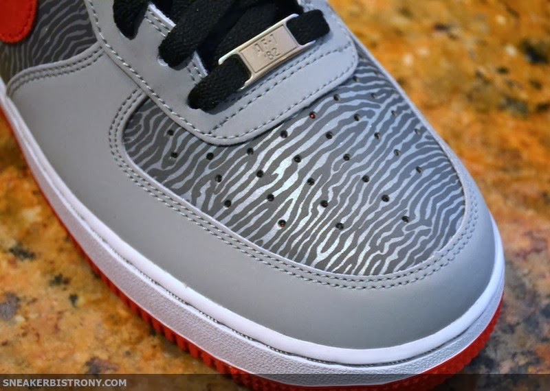 Nike Air Force 1 Low Reflective Silver Red Zebra 02