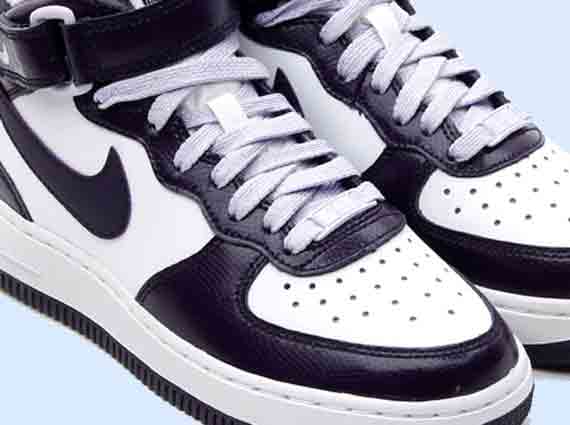 Nike Air Force 1 Mid GS - White - Purple Snake