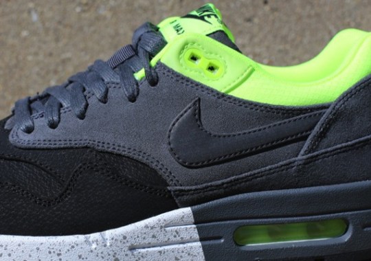 Nike Air Max 1 PRM – Anthracite – Black – Volt | Available