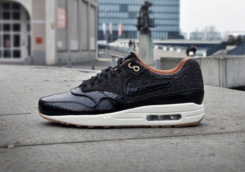 Nike Air Max 1 FB – Leopard – Black Patent Leather