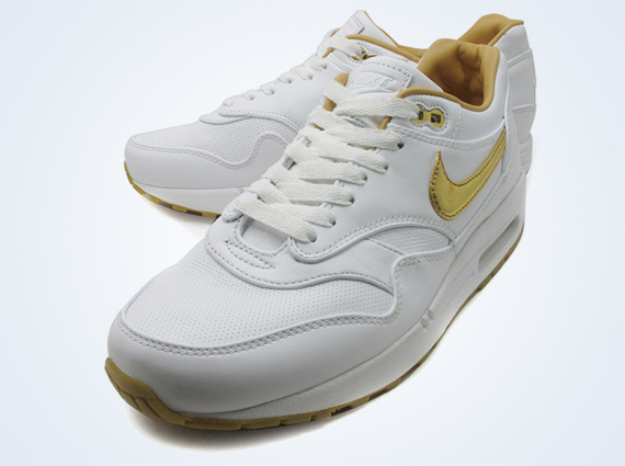 Nike Air Max 1 FB – White – Gold
