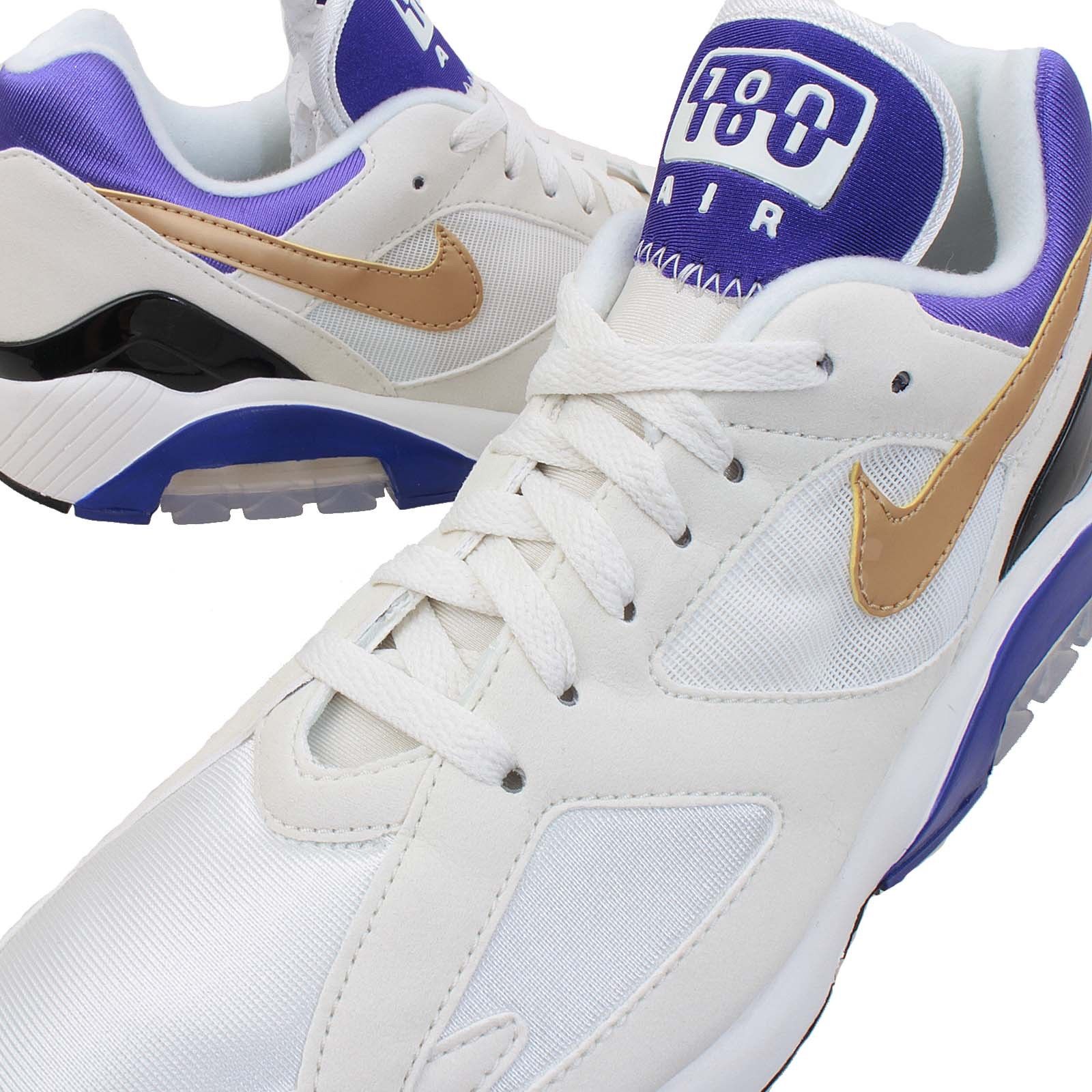 Nike Air Max 180 Summit White Metallic Gold Bright Concord 01