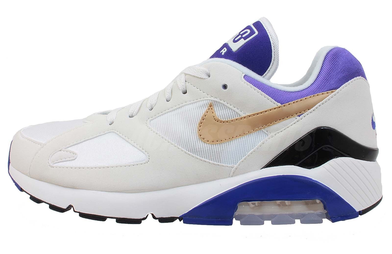 Nike Air Max 180 Summit White Metallic Gold Bright Concord 05