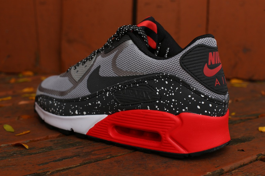 Nike Air Max 90 Tape Grey Black Challenge Red 01
