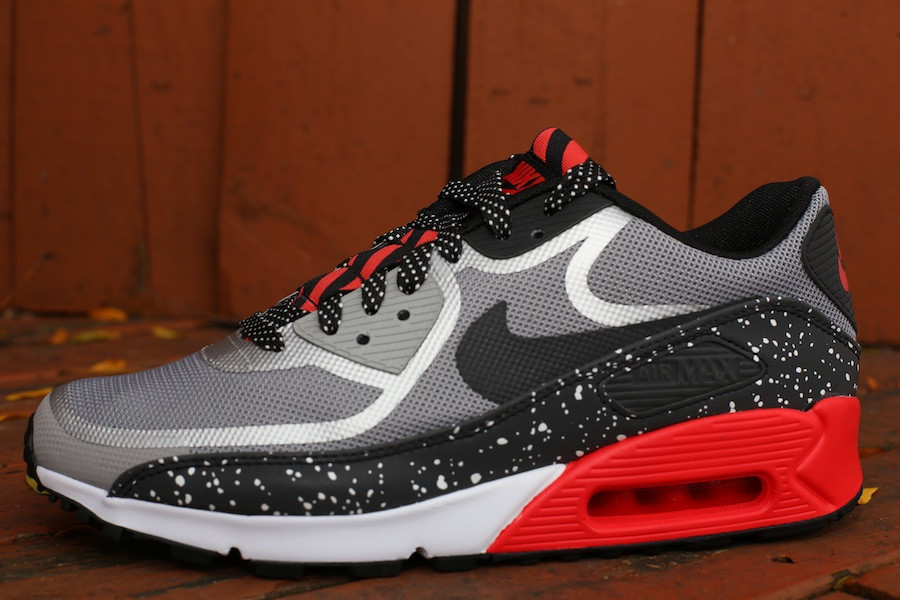Nike Air Max 90 Tape Grey Black Challenge Red 03