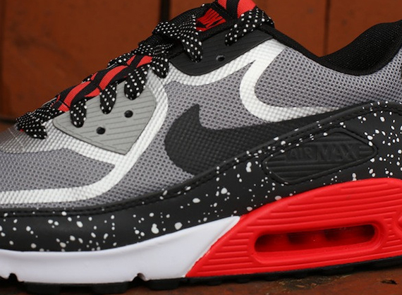 Nike Air Max 90 Tape – Grey – Black – Challenge Red | Available