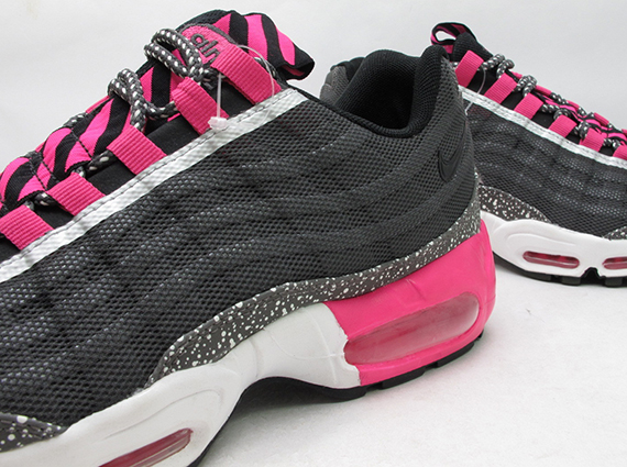 Prove violation Conqueror Nike Air Max 95 Premium Tape - Black - Silver - Pink - SneakerNews.com