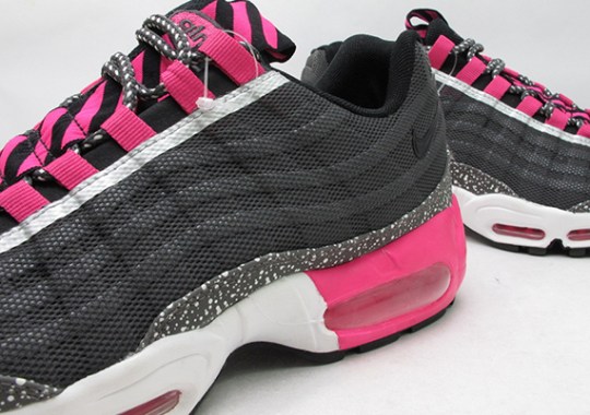 Nike Air Max 95 Premium Tape – Black – Silver – Pink