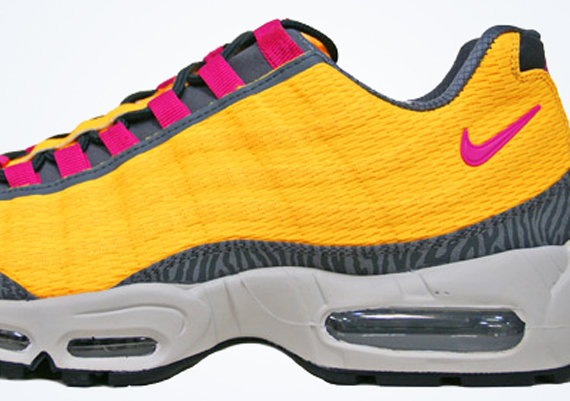 Nike Air Max 95 PRM Tape – Laser Orange – Pink Flash – Dark Grey