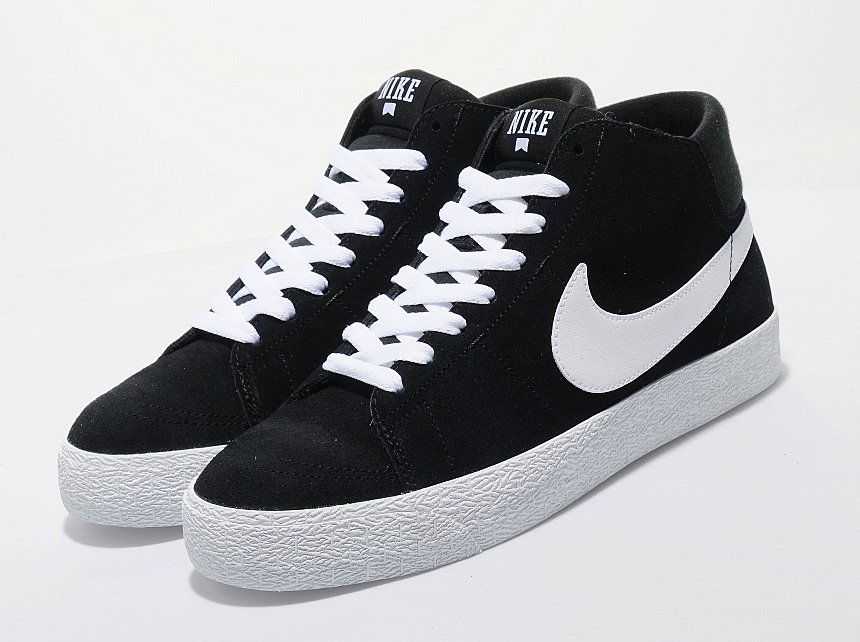 Nike Blazer Mid Lr Black White 1