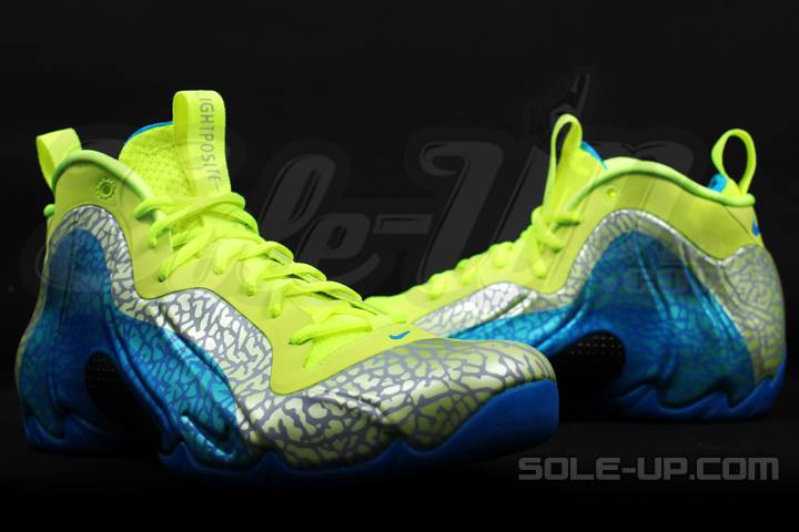 Nike Flightposite Exposed Blue Volt Silver 3