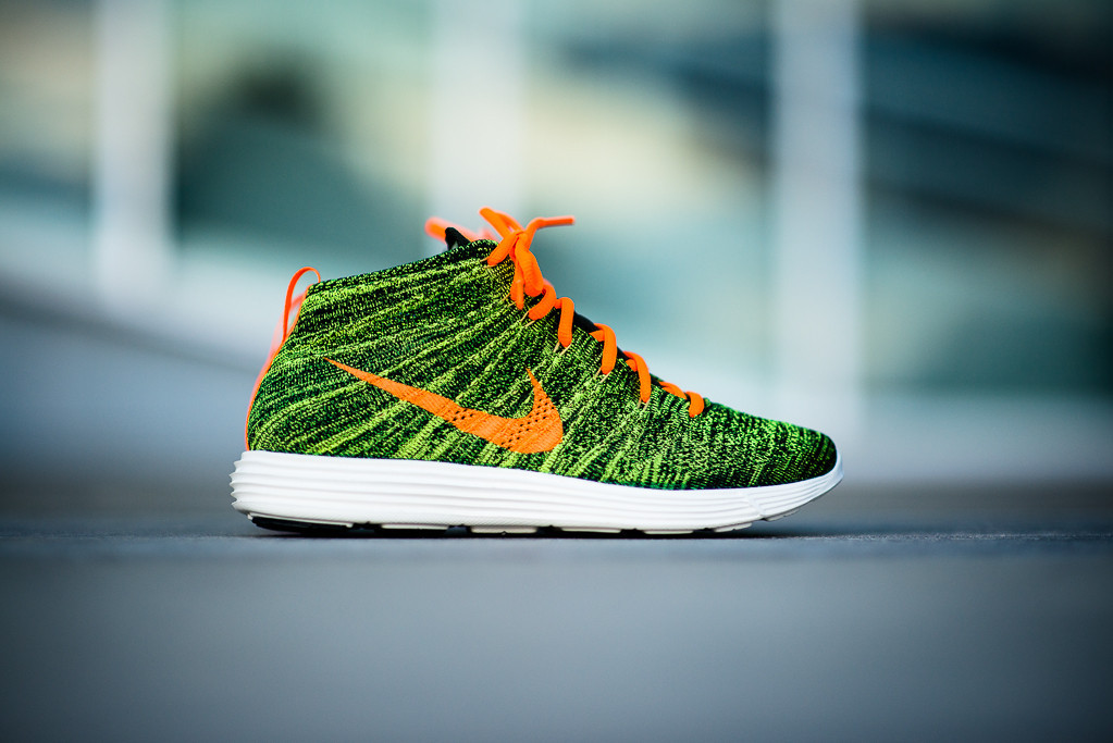 Nike Flyknit Chukka Green Orange Available 2