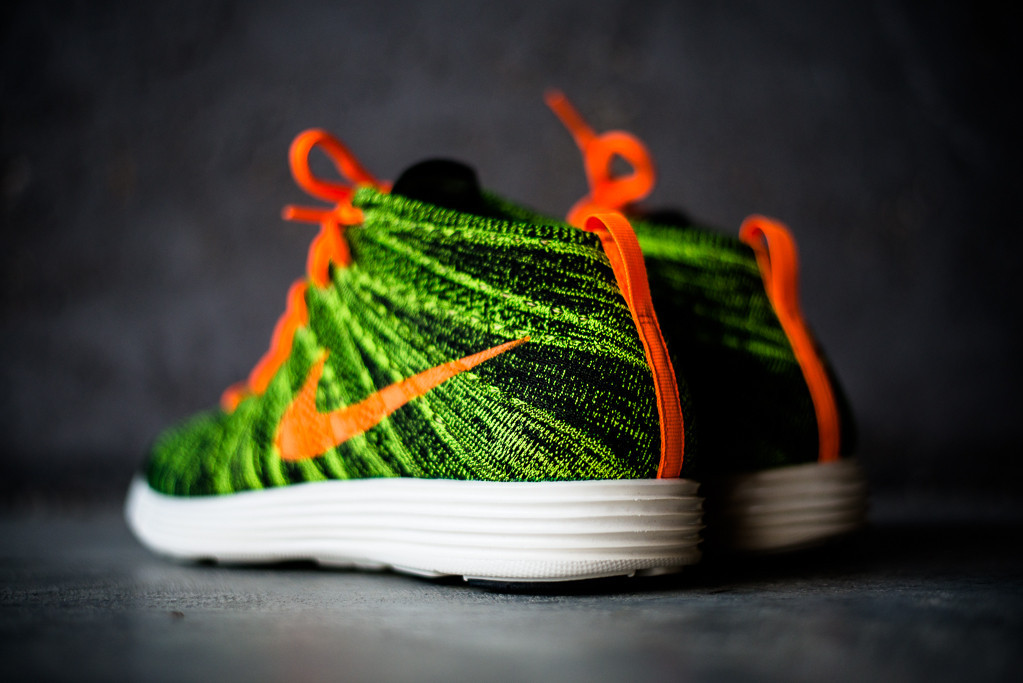 Nike Flyknit Chukka Green Orange Available 5