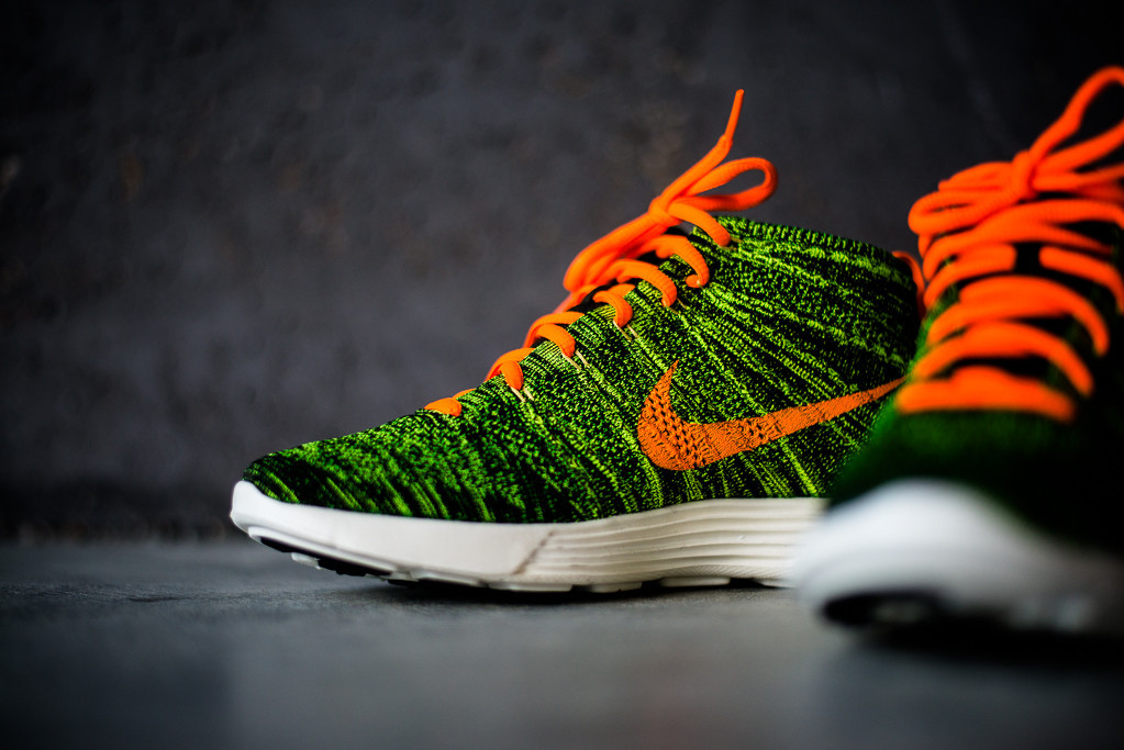 Nike Flyknit Chukka Green Orange Available 6