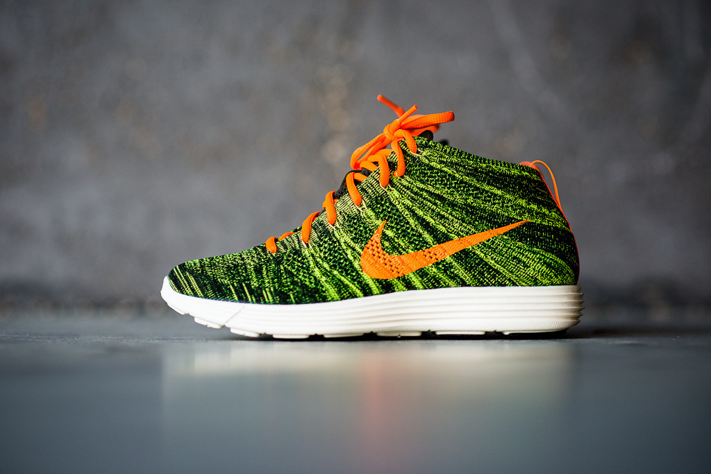 Nike Flyknit Chukka Green Orange Available 8