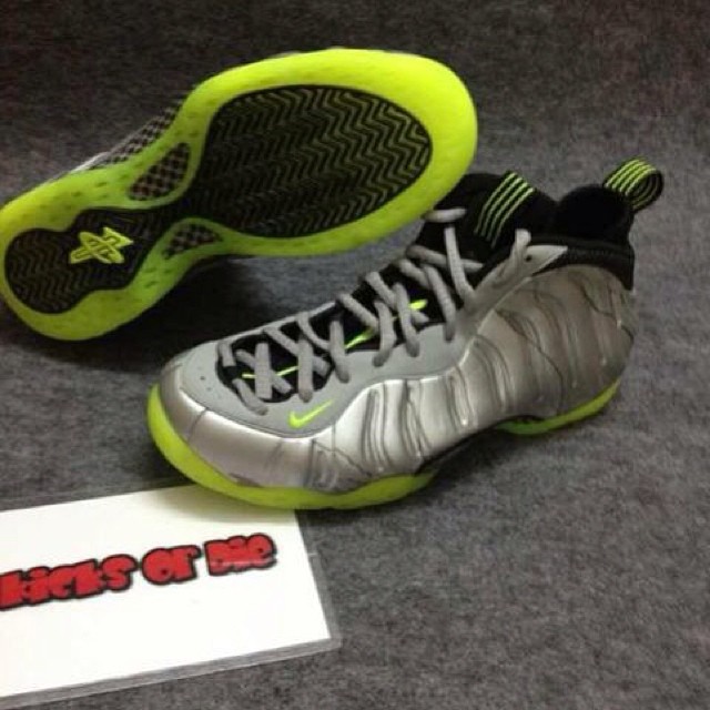 Nike Foamposite Grey Volt Camo
