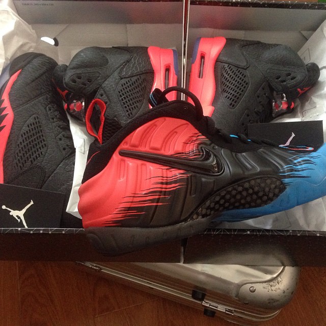 Nike Foamposite Pro Spiderman 01