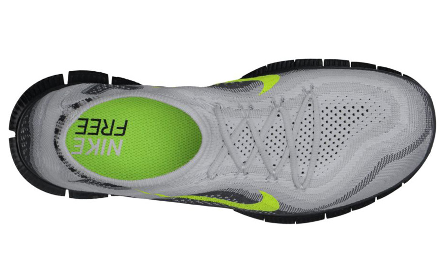 Nike Free Flyknit Platinum Volt Wolf 2
