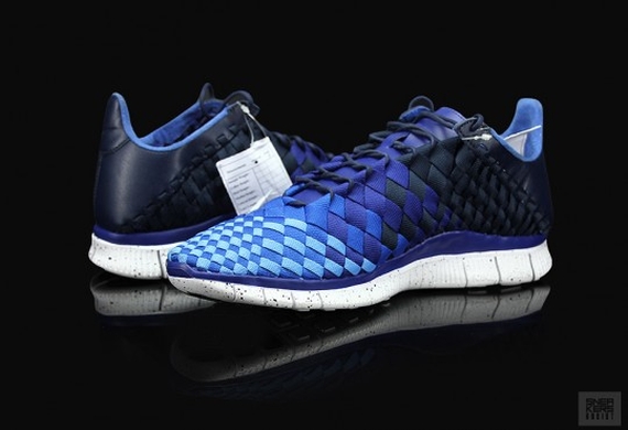 Nike Free Inneva Woven Obsidian Deep Royal Blue 05