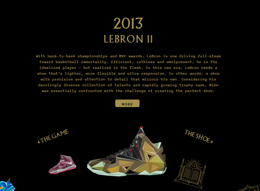 Nike Lebron 11 Microsite 5