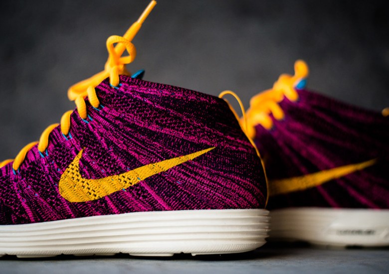 Nike Lunar Flyknit Chukka – Grand Purple – Total Orange | Available