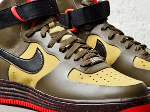 Nike Lunar Force 1 High No-Sew “Parachute Gold”