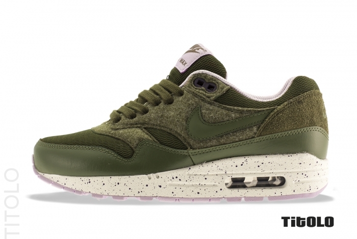 Nike Wmns Air Max 1 Dark Loden Medium Olive Violet Frost 01