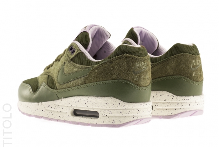 Nike Wmns Air Max 1 Dark Loden Medium Olive Violet Frost 02