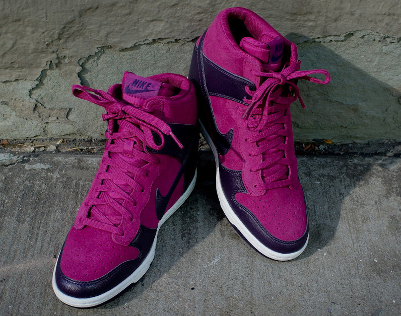 Nike Wmns Dunk Sky Hi Purple Dynasty 05
