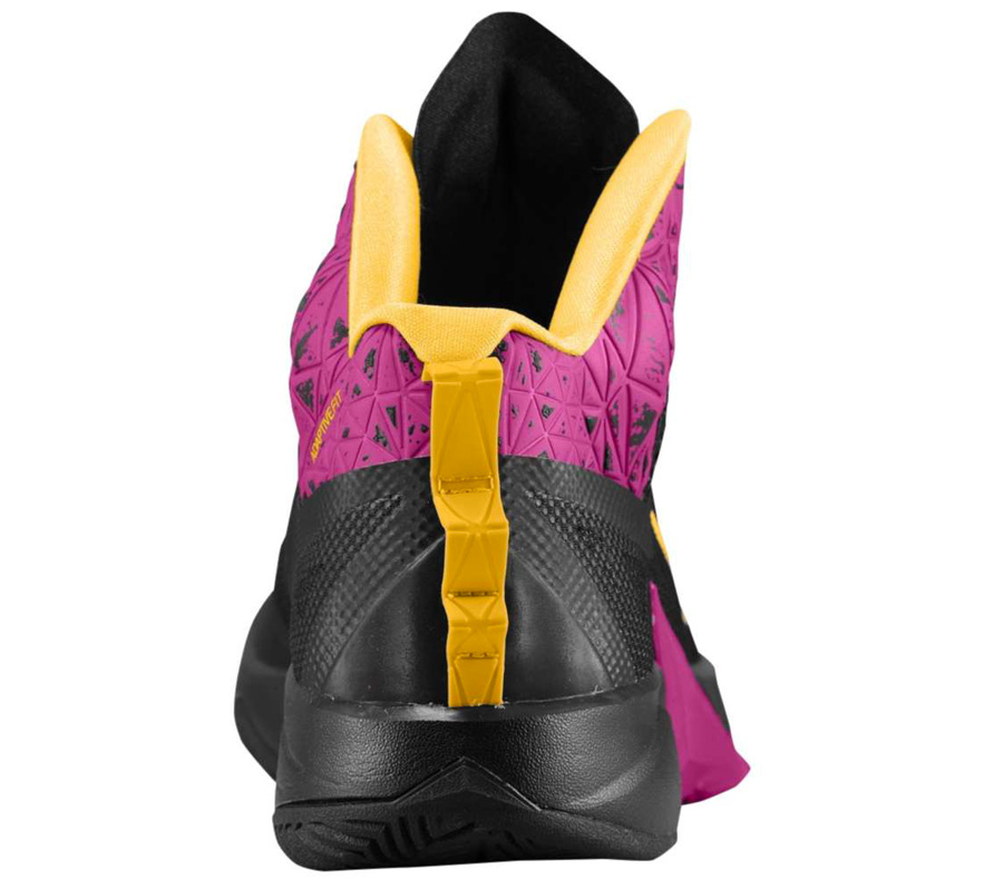 Nike Zoom Hyperfuse 2013 Black Raspberry Orange 3